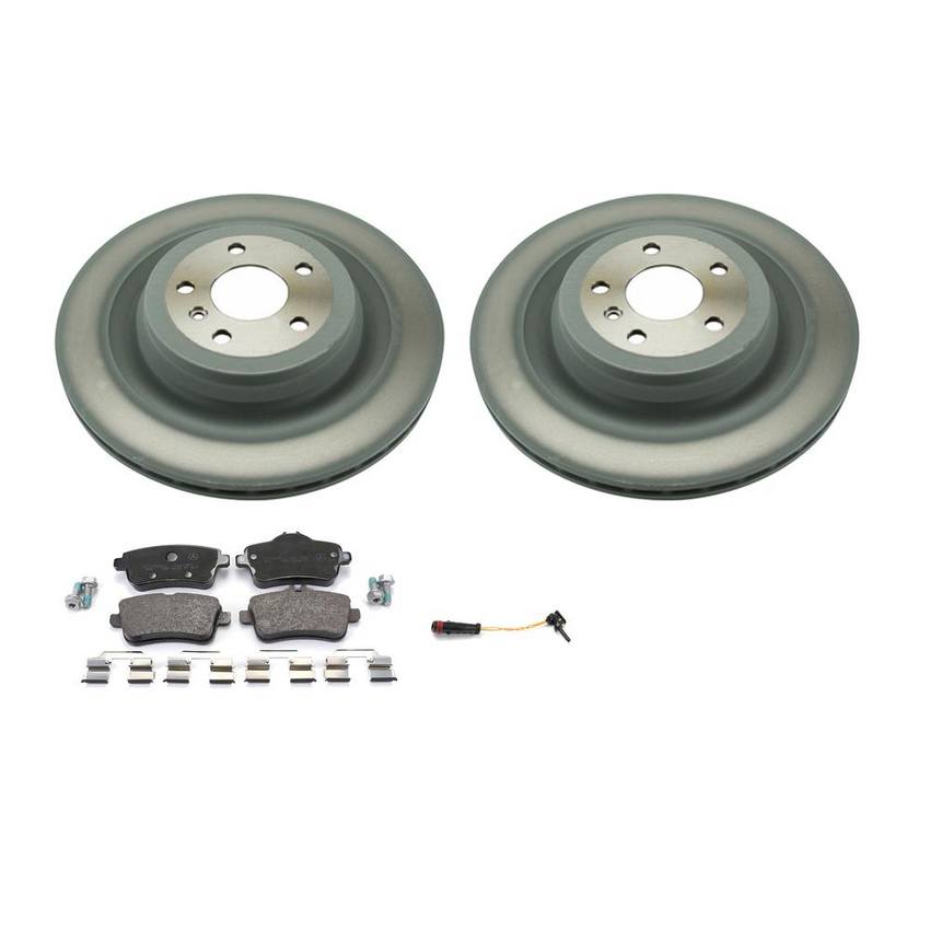 Mercedes Disc Brake Pad and Rotor Kit - Rear (345mm) 2115401717